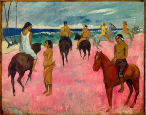 Riders on the Beach by Paul Gauguin