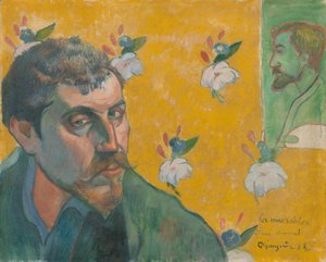 Self Portrait, Les Miserables (1888) by Paul Gauguin