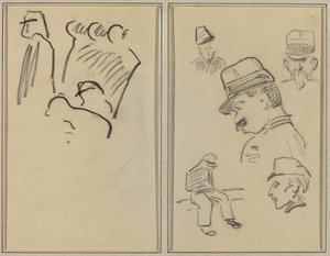 Soldiers; Four Soldiers and a Seated Figure (verso)