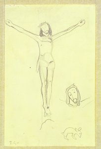 Study for The Yellow Christ, 1889 by Paul Gauguin