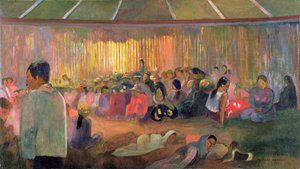 Te Fare Hymenee by Paul Gauguin