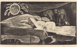 Te Po (The Long Night) by Paul Gauguin