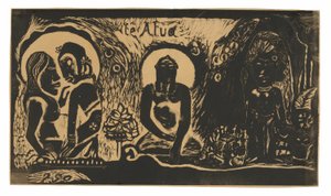 The God, from the Noa Noa Suite by Paul Gauguin