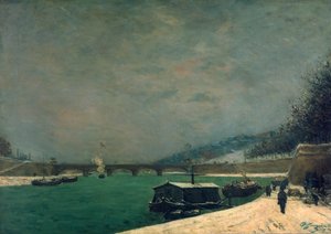 The Seine Near the Pont de Jena by Paul Gauguin