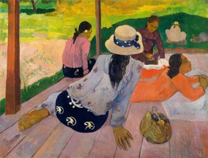 The Siesta by Paul Gauguin