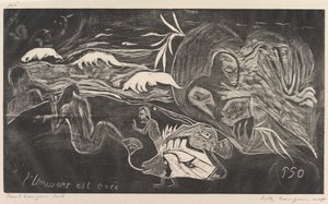 The Universe is Created, from Fragrance Noa Noa by Paul Gauguin