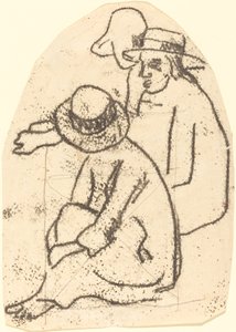 Three Tahitians (Study for 