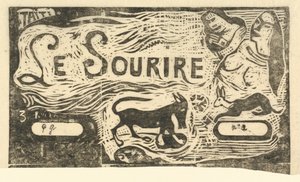 Title Page for Le Sourire by Paul Gauguin