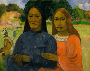 Two Women by Paul Gauguin