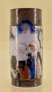 Vase with Breton Scenes