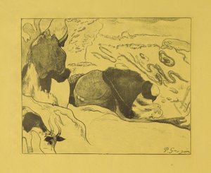 Washerwomen by Paul Gauguin