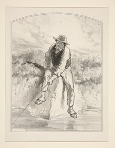 Fishing with a Line by Paul Gavarni