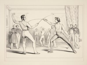 Lesson by Paul Gavarni