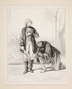 (The Prince) What Does This Man Want? by Paul Gavarni