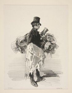 (Pots and Pans Seller. English Physiognomy.)