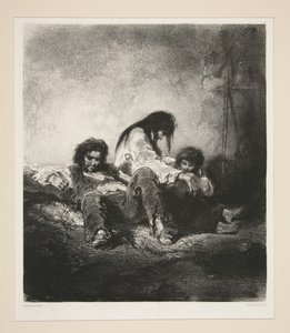 A Poor Family by Paul Gavarni