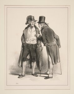 1806. Bourgeois of Paris. by Paul Gavarni