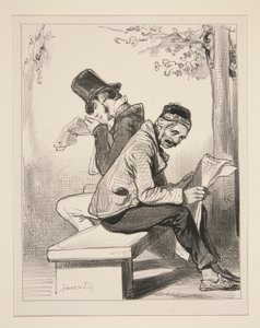 To These Imposing Words, a Speech Was Given That the Noise of Private Conversations Prevented Us from... by Paul Gavarni