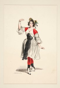 Danube Boatwoman. Straw Hat