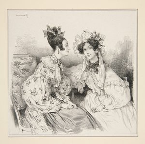 Conversation by Paul Gavarni