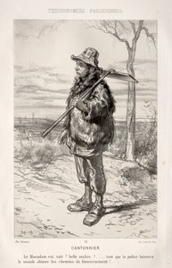 Road Worker by Paul Gavarni