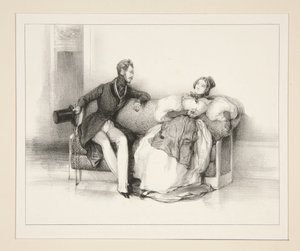 Conversation by Paul Gavarni