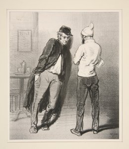 These Dandies, Neighbor, They Doubt Nothing! by Paul Gavarni
