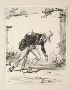 Dear, he is going hunting tomorrow... by Paul Gavarni