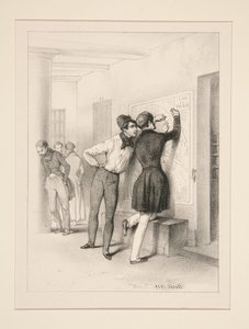 Detained for Debts by Paul Gavarni
