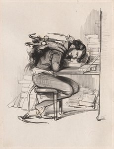 Émile Forgues (Old Nick) by Paul Gavarni