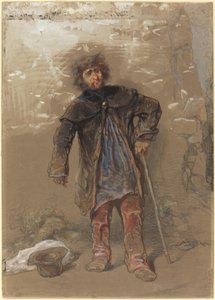 English Beggar by Paul Gavarni