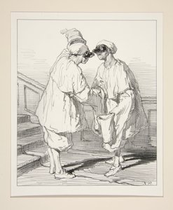...And Madame? - Thank you... and yours? by Paul Gavarni
