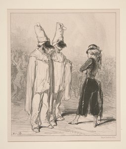 And Your Poor Women? Awful Beggars! by Paul Gavarni