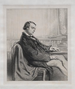 Gentlemen of the Press: Théodore de Banville by Paul Gavarni