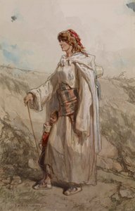 Gypsy Woman and Child by Paul Gavarni