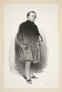 Henri Monnier by Paul Gavarni