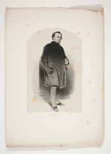 Henri Monnier by Paul Gavarni