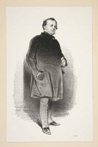 Henri Monnier by Paul Gavarni