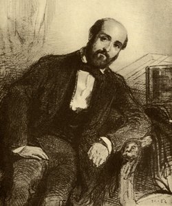 Henry Murger (1822-61) by Paul Gavarni