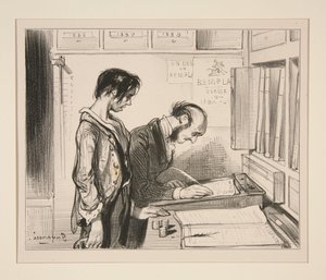 He Sells His Life to Live by Paul Gavarni