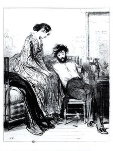 In Prison for Debt at Clichy, c.1830-40 by Paul Gavarni