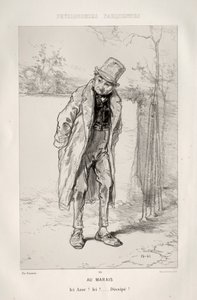 In the Quarter of the Marais by Paul Gavarni