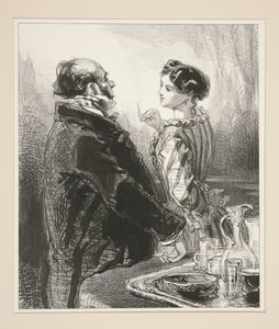 I Have Charity, Sir Marquis; Have Faith. by Paul Gavarni