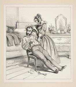 I Have Your Dear Letter... by Paul Gavarni
