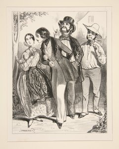 The Friend of the Lover by Paul Gavarni