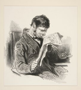The Announcement and the Advertisement by Paul Gavarni