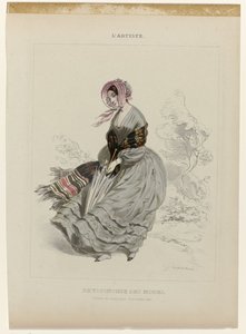 The Artist, Country Toilette, September 1840: Physiognomy of Fashions