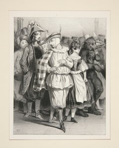 The Musard Ball by Paul Gavarni