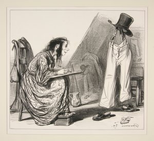 The Painting by Paul Gavarni