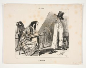 The Painting by Paul Gavarni